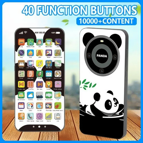 Baby Educational Toy Smartphone Touch Screen Rechargeable Learning Device