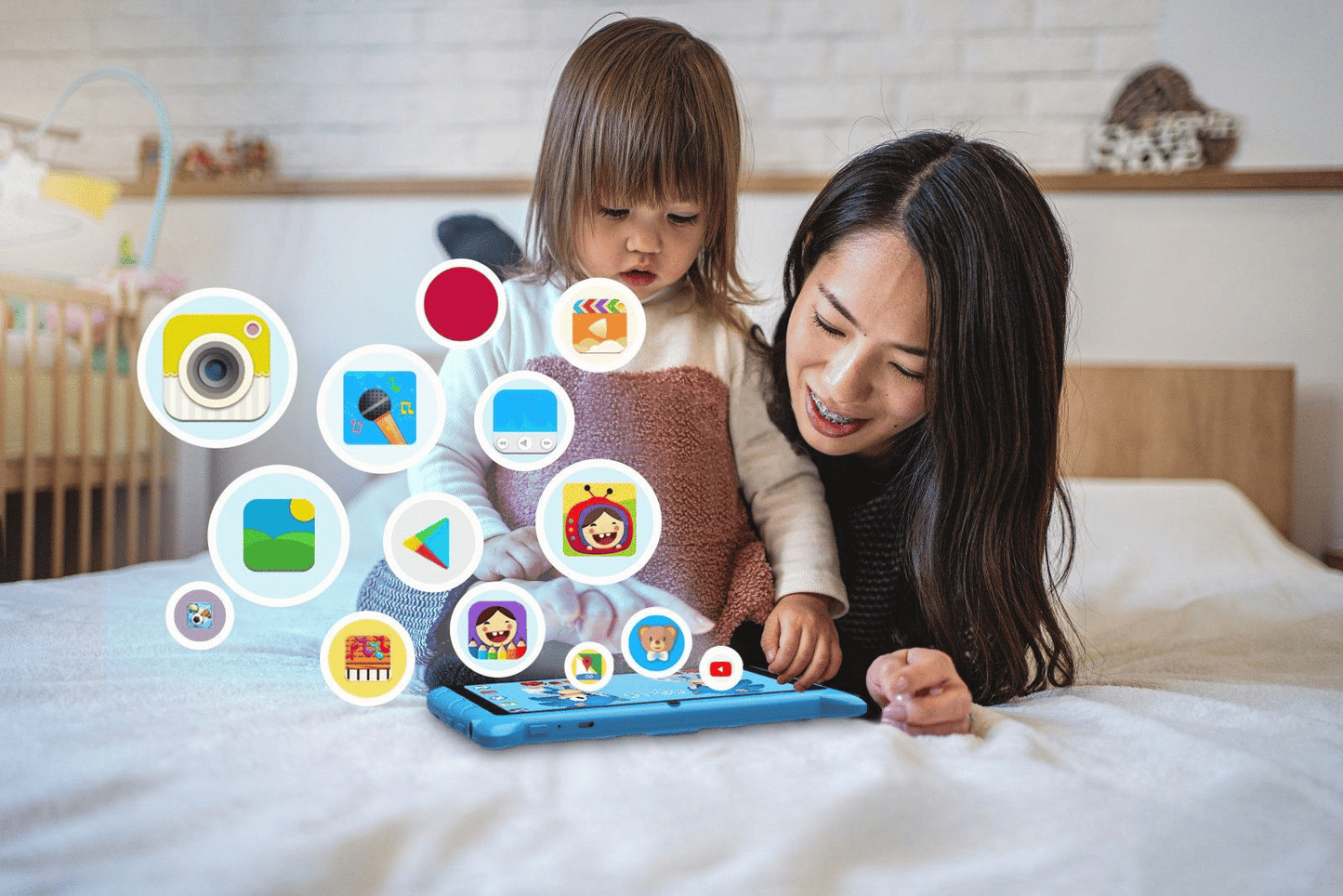 ZPL-Kids 7-inch Android 7 Tablet: 64GB Storage, 4GB RAM, 4000mAh Battery