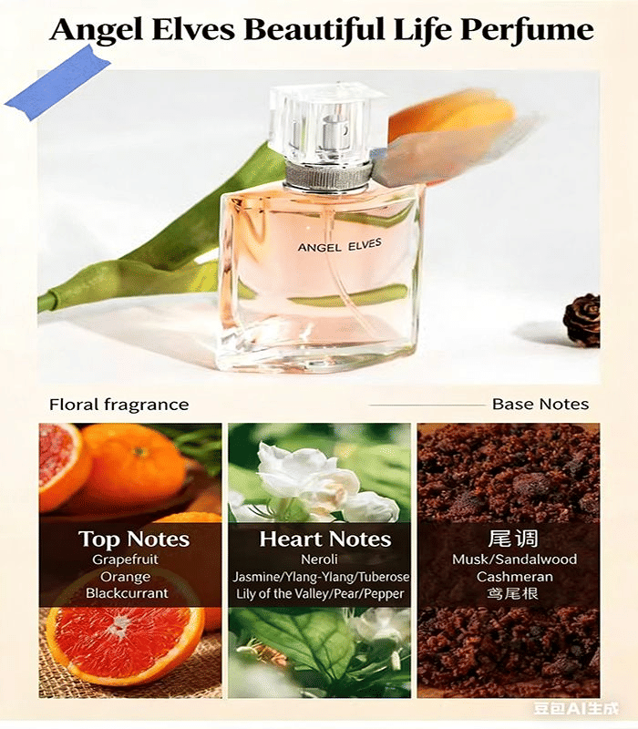 Angel Elves 4-Piece Women's Eau de Parfum Fragrance Gift Set