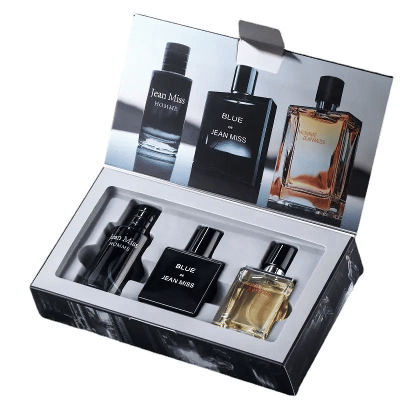 3-Piece Men's Perfume Set Refreshing Long-Lasting Fragrance Gift Box 30ml