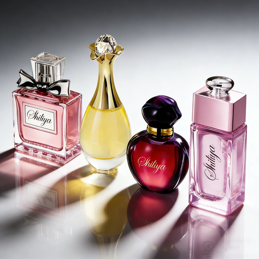 4-Piece Floral Women's Perfume Gift Set Long-Lasting Fragrance 4x25ml