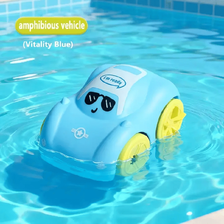 Generic Wind-Up Amphibious Toy Car for Kids and Toddlers
