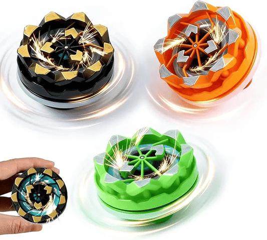 Sparking Battle Light Up Gyro Spinning Top Toy Fidget Spinner