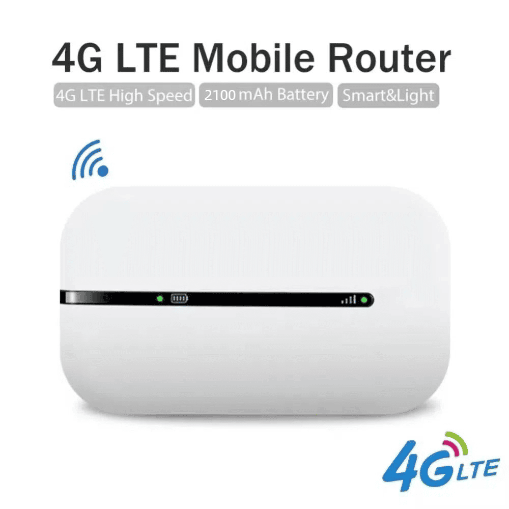 Portable 4G LTE MIFI Router - 150Mbps High-Speed Wireless WiFi Adapter with SIM Slot