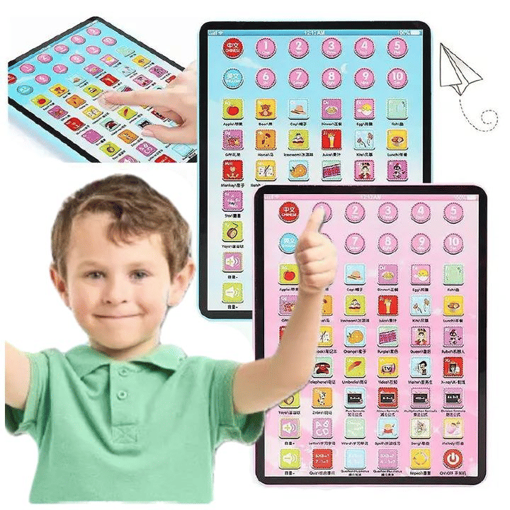 Kids Early Learning Touch Screen Educational Tablet Chinese English