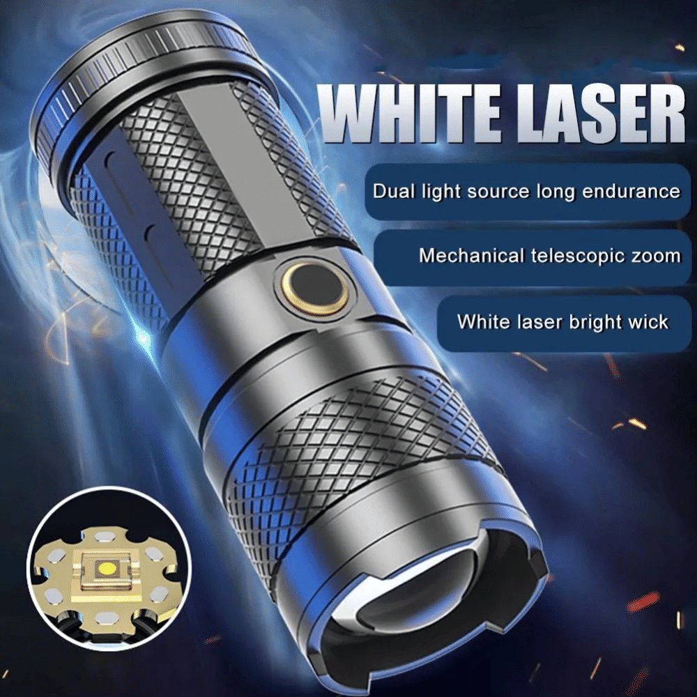 Generic Multifunction LED Flashlight Rechargeable Telescopic Zoom Waterproof Torch