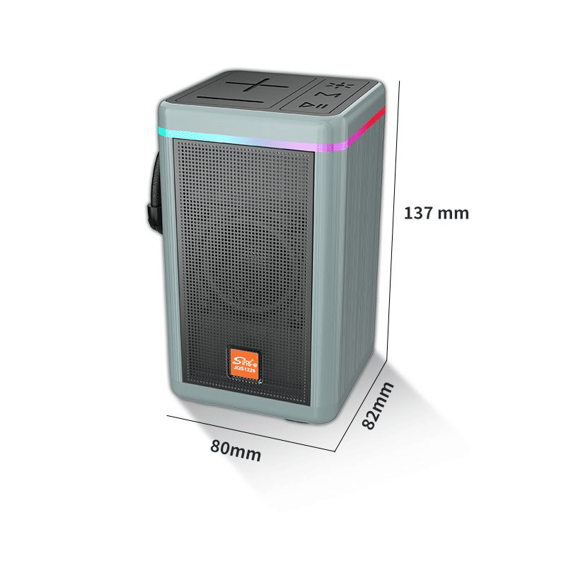 Portable Wireless Bluetooth Speaker RGB Light Subwoofer Stereo Outdoor Bass