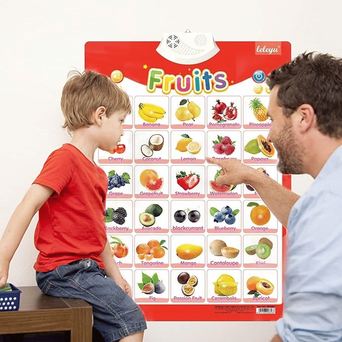 Interactive Kids Educational Learning Wall Chart Electronic Puzzle Toy