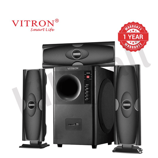 Vitron 3.1CH X-Bass Multimedia Home Theatre System with Bluetooth & Remote Control