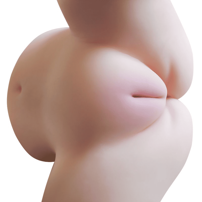 Lifelike Dual-Entry Male Masturbator: Realistic Vagina & Anus Pussy Sex Toy
