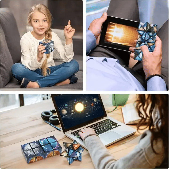 Magic Infinite Cosmic Cube Fidget Toy Educational Star Cube