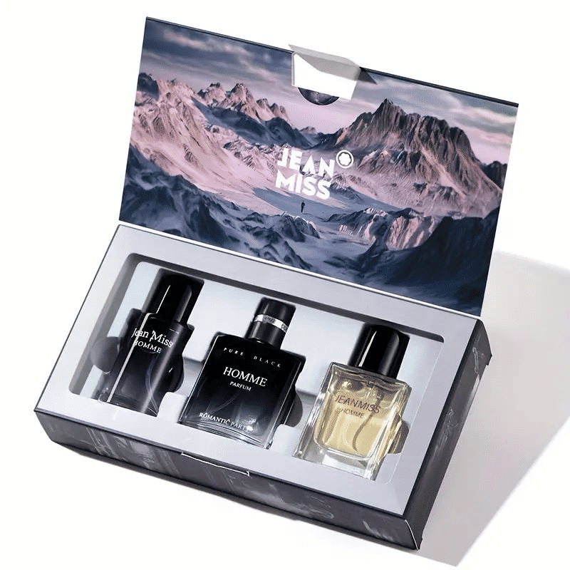 Generic 3-Bottle Men's Cologne Gift Set Fruity Long-Lasting Fragrance