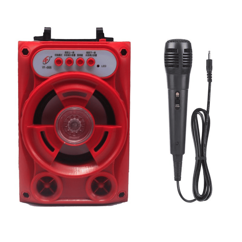 Portable Square Dance B16 Bluetooth Speaker with TF Card Playback