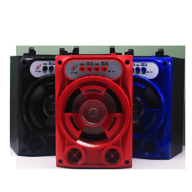 Portable Square Dance B16 Bluetooth Speaker with TF Card Playback