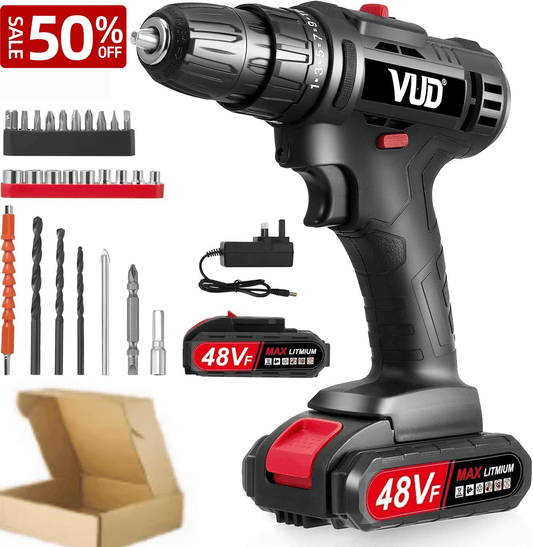 Generic 21V Cordless Impact Drill and Driver Power Tool Set