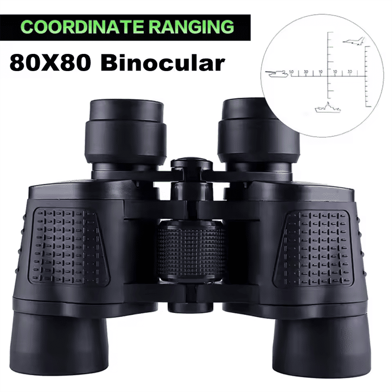 Generic 80x80 10x Magnification Professional HD Binoculars Hunting Telescope