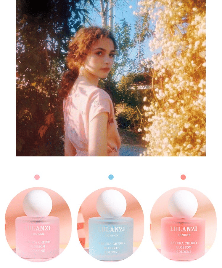 LULANZI Cherry Blossom Women's Perfume Fresh Durable Fragrance