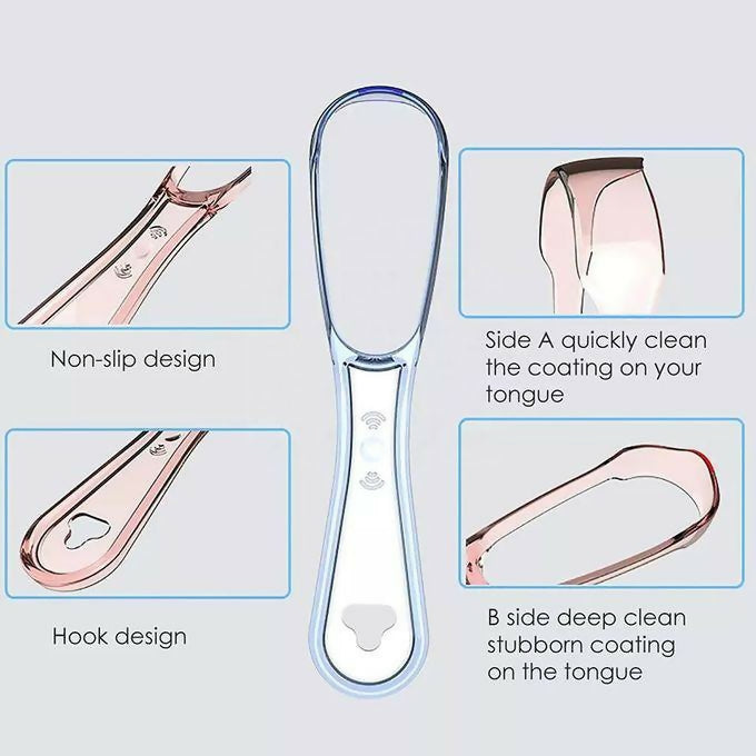 Tongue Scraper 100% BPA Free Effective Tongue Brush Tool Bad Breath Treatment Food Grade PP Tongue Cleaner For Oral Hygiene