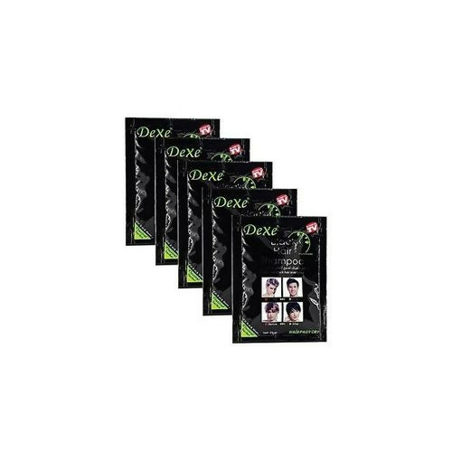 Dexe Hair Dye Shampoo Black (10 Packs )