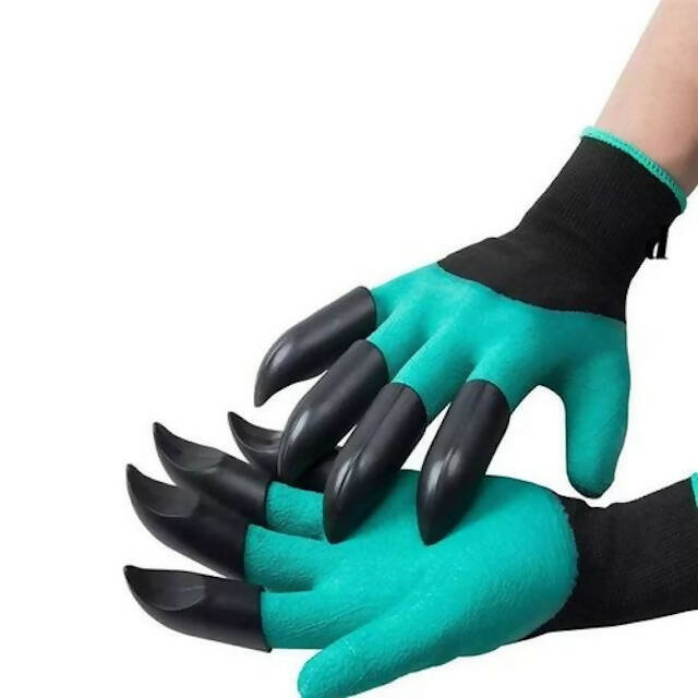 Breathable Gardening Gloves with Claws for Digging and Planting