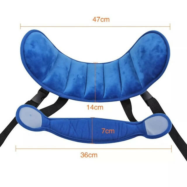 Kids Car Headrest, Baby Head Support for Car Seat, Car Seat Head Support for Toddler, Head Band Strap Headrest, Car Seat Headrest Pillow Road