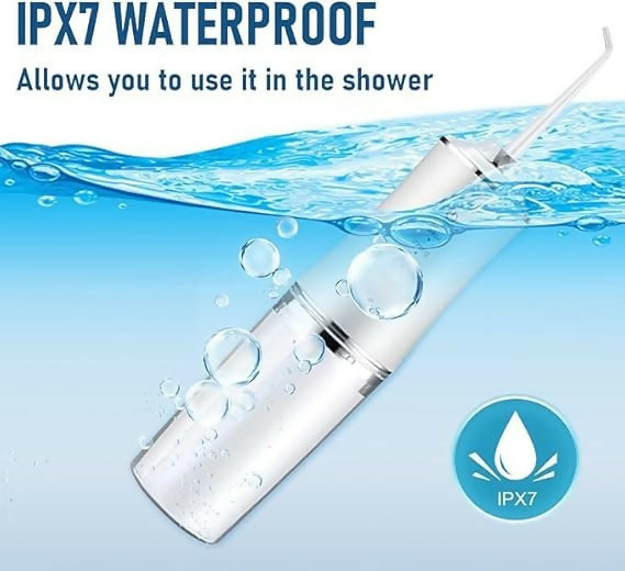 Oral Irrigator Portable Dental Water Flosser USB Rechargeable Water Jet Floss Tooth Pick