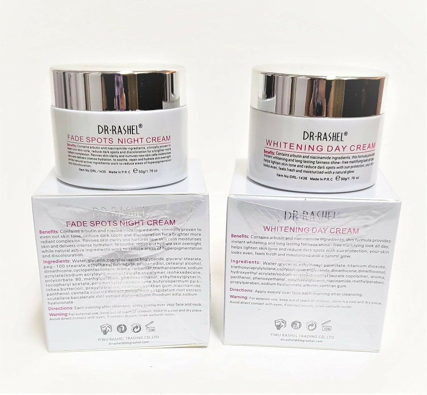 Dr. Rashel Whitening Fade Spots Day + Night Cream