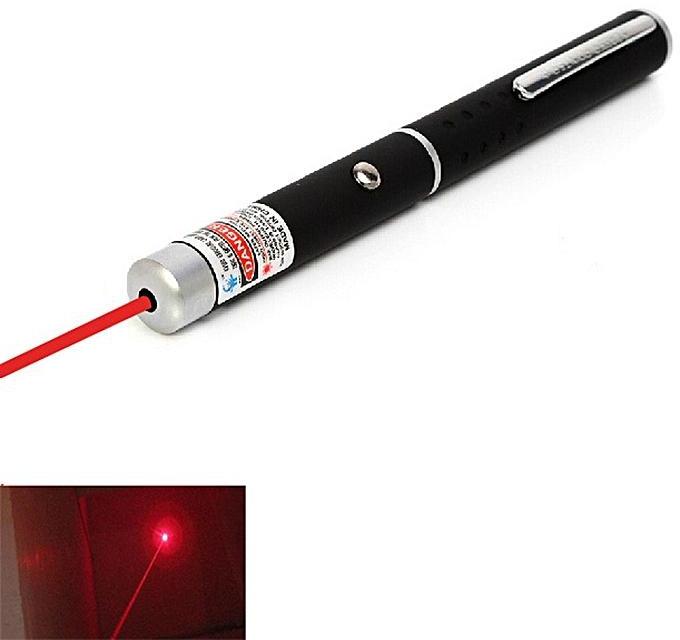 Laser Pointer Red (Batteries Included), Long Distance Laser, Bright and Easy to Use - Red Toys Presentation Cat Play