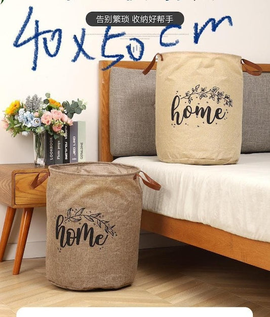 Multipurpose Laundry Basket, Collapsible Waterproof Canvas Laundry Basket, Toy Organizer, Collapsible Basket for Laundry