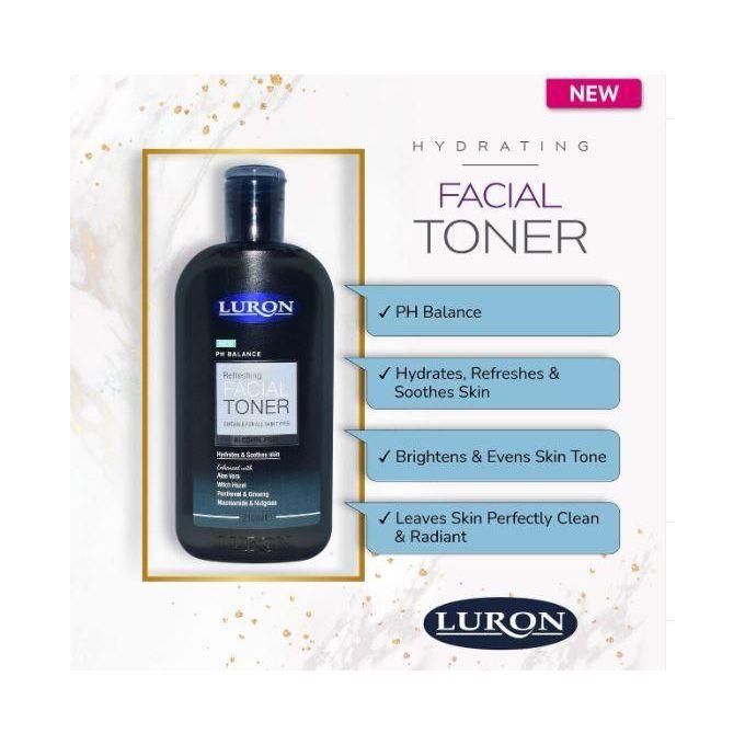 Luron Refreshing Facial Toner - Alcohol Free - For All Skin Types