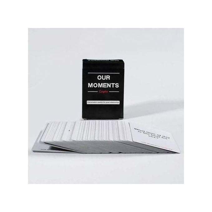 Our Moments Couples Card Game Conversation Starters For Great Relationships.