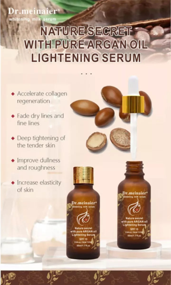 DR MEINAIER Whitening Milk Serum with Pure Argan Oil