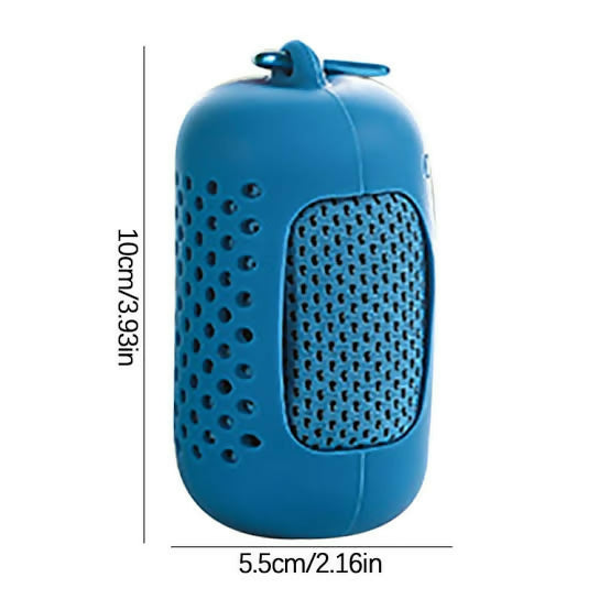 Portable sports Quick dry Cool towel in silicone pocket1