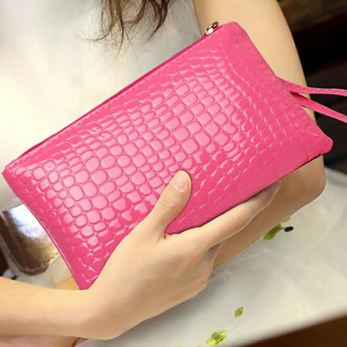 Handbags Purse Crocodile Leather Long Wallets