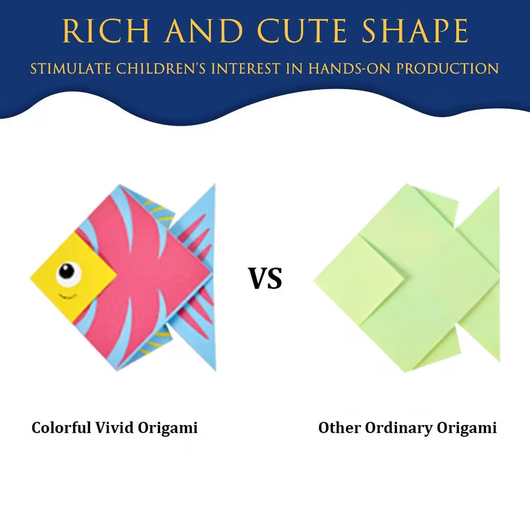 Colorful Origami Kit with Step-by-Step Tutorials