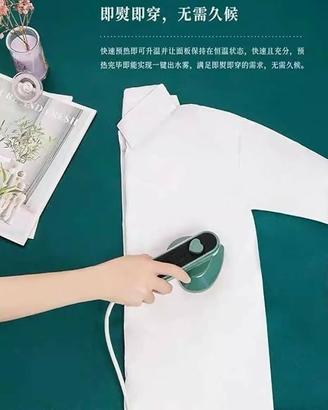 Electric handheld steam iron