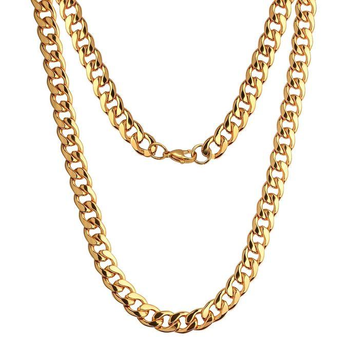 Gold Chain Necklace, Ultra Luxury Look Real Feel Real