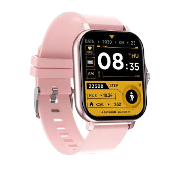 Generic Smart Watch Waterproof Fitness Tracker Bluetooth Alloy Square