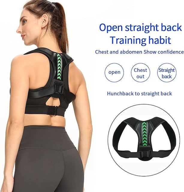Adjustable Unisex Posture Corrector For Clavicle Support Providing Pain Relief for Neck Back Shoulder - Reshape Your Body