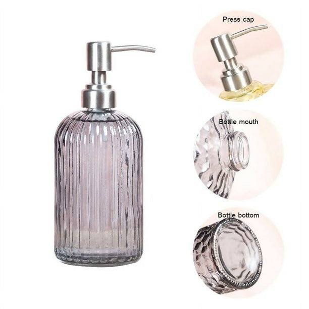 Glass Soap Dispenser 420ml