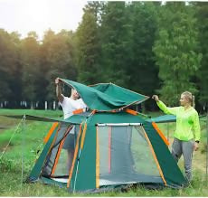 Restocked*5-8 People Automatic tent Size