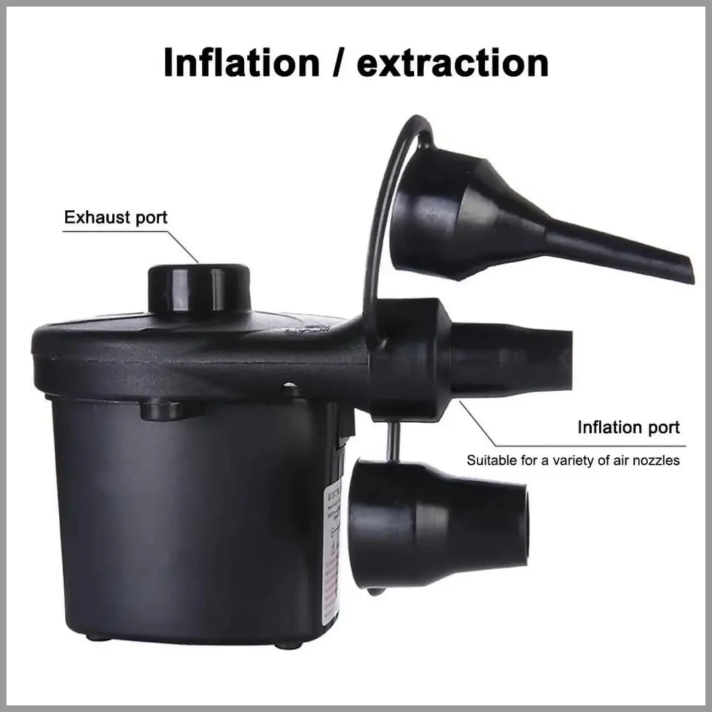 STERMAY DC Electric Car Air Pump Inflator/Deflator
