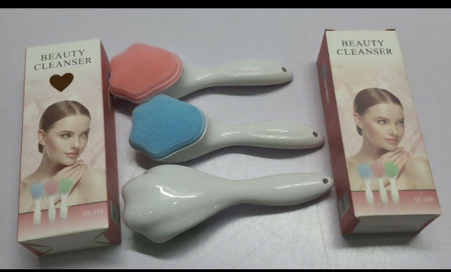 cat paw shape Beauty cleanser silicone face