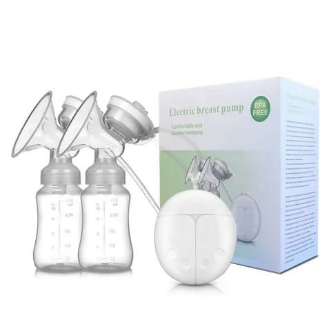 Double electric breast pump