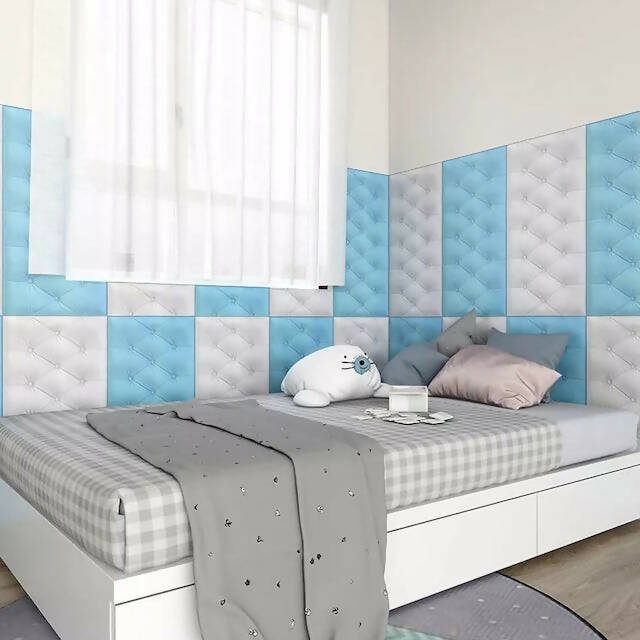 Anti Collision Head Boards, Self-Adhesive Wall Stickers for Living Room Bedroom Decor