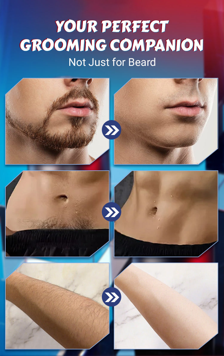 Portable Multifunctional Electric Shaver Rechargeable Travel Mini Men Razors Long Endurance Hair Trimmer IPX6 Waterproof Wet/Dry