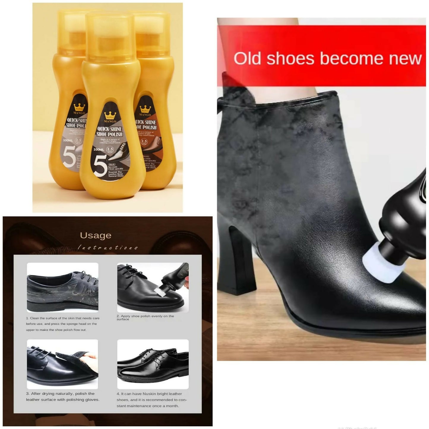 Liquid shoe polish-109ml