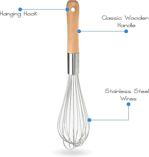Whisk With Wooden Handle