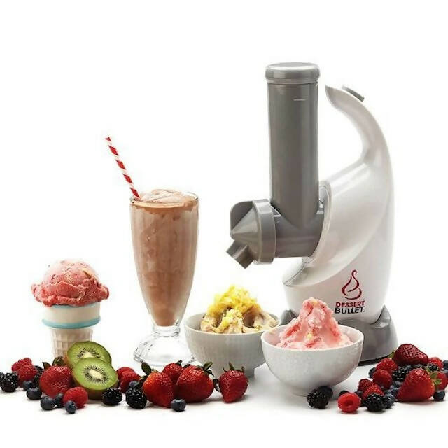Ice Cream Maker, Magic Bullet Dessert Bullet Blender, Frozen Dessert Maker, All Natural Without Fat Sugar and Calories