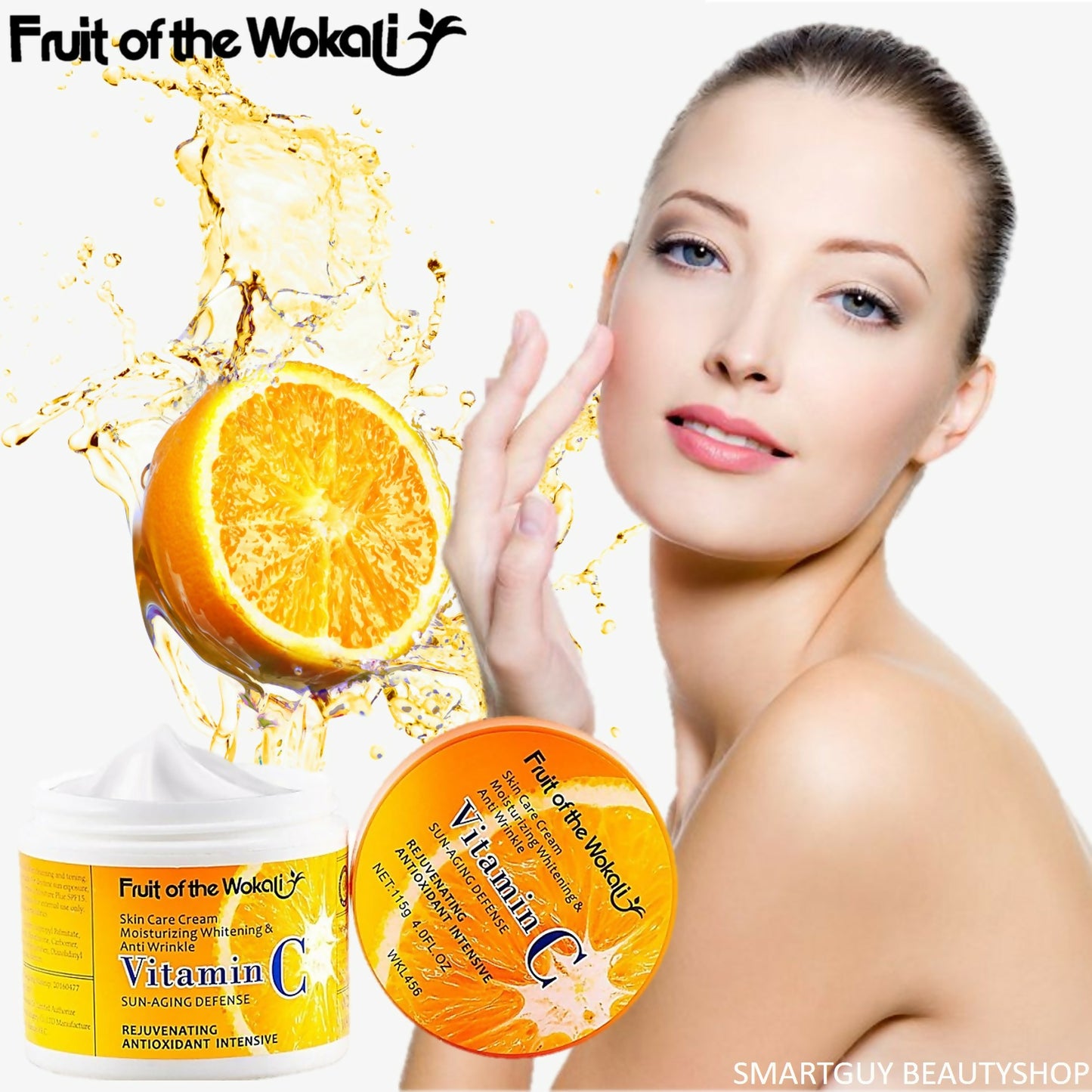Fruit Of The Wokali Vitamin C Sun-Aging Defense Rejuvenating Antioxidant Cream
